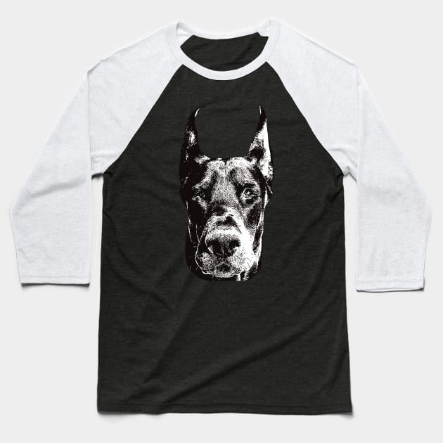 Dobermann - Dobermann Christmas Gifts Baseball T-Shirt by DoggyStyles